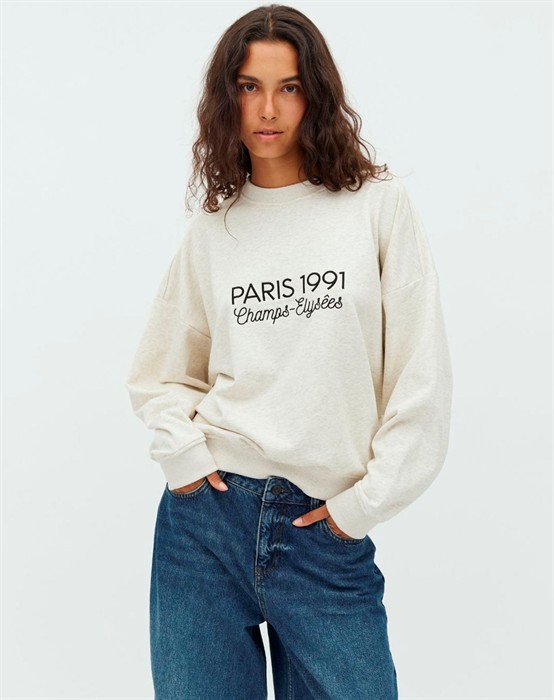 Millai-G Sweatshirt - Ecru Melange